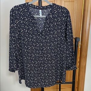 Floral Navy Women's blouse